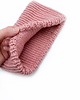 opaski do włosów Bardzo ciepła różowa opaska merino na wiatr 4
