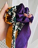 gumki do włosów Satynowa gumka do włosów scrunchie Bakłażan RÓŻNE MODELE 7
