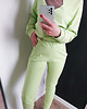 komplety damskie DRES BAWEŁNIANY SERCE I267 LIMONKA 1