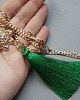 wisiory Boho /green rosette/ -  naszyjnik 6