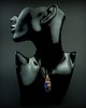 wisiory Wisiorek z niebieskim agatem wire wrapping 3