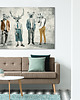 obrazy OBRAZ NA PŁÓTNIE -  120x80cm - GANG CHŁOPAKI 2