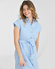 sukienki midi damskie Lniana Sukienka MARIGOLD blue sky 2