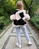 swetry damskie  Ręcznie robiony sweter w łaty 100% wełna handmade 3