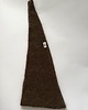 szale damskie Chocolate brown alpaca hand knitted scarf. 4
