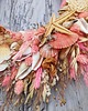 wianki Wianek pink summer wreath, letni wieniec z muszlami, #L1, rozmiar 45 cm 4