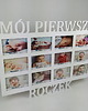 ramki na zdjęcia Ramka na zdjęcia z napisem Mój pierwszy roczek 12 zdjęć  15x10 1