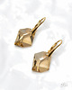 komplet biżuterii Unikatowy Komplet Biżuterii Swarovski Golden Shadow (Srebro Pozłacane ) 1