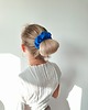gumki do włosów Gumka jedwabna, scrunchie, frotka royal blue MAXI 1