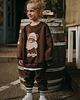 bluzy dla dziewczynki Bluza oversize Cynamonka Teddy 8
