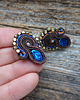 kolczyki soutache Kolczyki soutache Jesienny liść 3