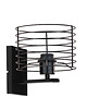 kinkiety Czarna lampa ścienna do sypialni w stylu loft AROLA LOFT 5
