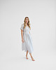 sukienki midi damskie Lniana Sukienka JASMINE LIGHT GRAY 1