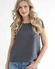 topy damskie Lniany Top MEADOW  CHARCOAL 5