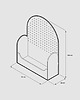 regały i półki Box pegboard - duży 2