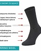 skarpetki damskie Bezuciskowe skarpety z MERINO WOOL, cienkie, grafitowe 2