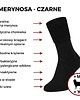 skarpetki damskie Zestaw 2 par skarpet bezuciskowych z wełny MERINO czarne i szare 1