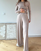 spodnie dresowe damskie Spodnie Gentle super soft taupe 1