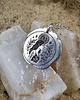 srebrne naszyjniki Znak zodiaku WAGA - moneta na szczęście 1