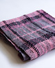 szale damskie Ręcznie tkany szalik artystyczny fiolet i róż 2