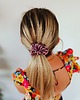 gumki do włosów Gumka jedwabna, scrunchie, frotka dusty rose MIDI 1