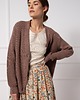 kardigany damskie Kardigan z domieszką kaszmiru, MILK CHOCOLATE BROWN 1