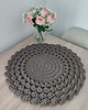 podkładki do kuchni Podkładka szydełkowa ze sznurka na stolik kawowy 60cm 4