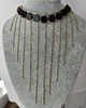 chokery Choker z łańcuszkami Fashion Stones 5
