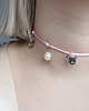chokery Różowy choker DOGGY 2