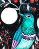 plakaty MOONBIRD ilustracja drukowana 1