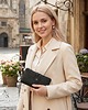 portfele damskie Portfel damski skórzany czarny skóra naturalna rfid duży akademia stylu 3