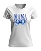 t-shirt damskie Mama wstążka niebieska koszulka z nadrukiem 3