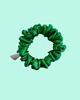 gumki do włosów Gumka jedwabna, scrunchie, frotka green grass MINI 4