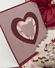 kartki scrapbooking 40 rocznica ślubu, rubinowe gody, exploding box, kartka 3d 3