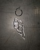 kolczyki szklane Szklany kolczyk Asteria "Hekate" 5