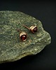 kolczyki wire wrapping Kolczyki sztyfty z rubinem 7
