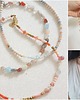 chokery Naszyjnik choker NEO kamień księżycowy, kamień rzeczny, howlit 4