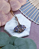 wisiory Miedziany wisiorek wire wrapping z lapisem lazuli #524 3