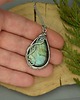 wisiory Wisiorek kolorowy labradoryt wire wrapping 1