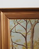 obrazy Obraz Dwie brzozy nad stawem, skandynawski design, lata 70 6