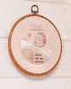 obrazy i plakaty do pokoju dziecięcego Haftowana personalizowana metryczka, pamiątka narodzin w oprawie 20 cm 6