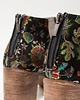 botki damskie SKÓRZANE BOTKI DO KOSTKI ZAPATO 501 CZARNE LIŚCIE 3