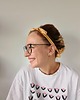 do włosów różne Jedwabny wałek do włosów wałek do kręcenia włosów turkusowa panterka 2