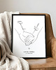 grafiki i ilustracje Plakat personalizowany Zakochani - 003 3