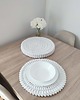 podkładki do kuchni Komplet szydełkowych podkładek pod talerze 4szt-38cm 6