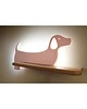 lampy do pokoju dziecka Lampa kinkiet półeczka LED różowy piesek Dog 1