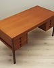 biurka Biurko tekowe, duński design, lata 70, produkcja: Dania 3