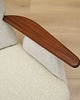 fotele Fotel kremowy, duński design, lata 70, produkcja: Dania 7
