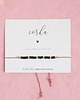bransoletki na sznurku Zestaw - MAMA I CÓRKA Morse Code Bracelets 3