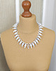 kolie Naszyjnik White & Black Stripes 7072 4